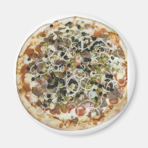 Gourmet Supreme Pizza Magnet