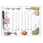 Gourmet Weekly Dinner Menu Sticky Notepad