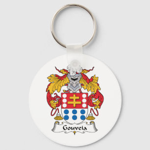 Gouveia Family Crest Key Ring