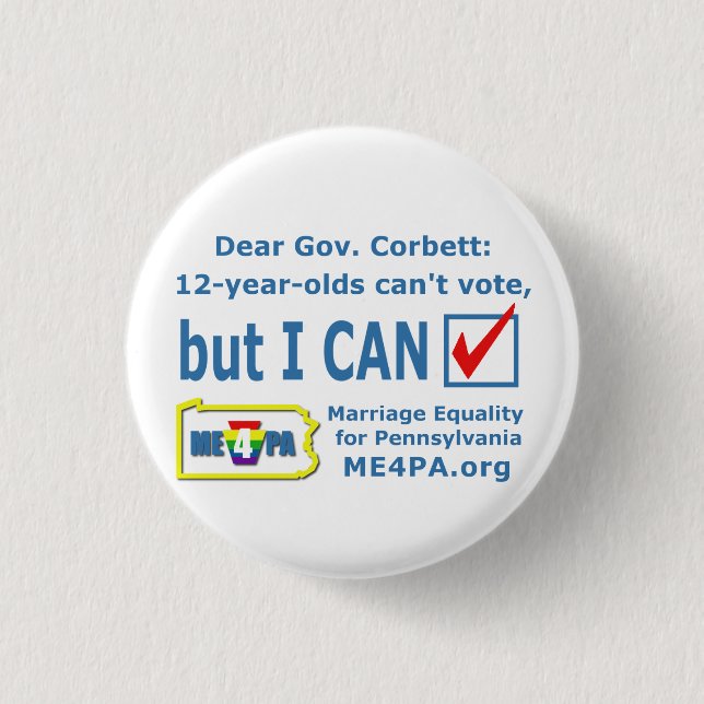 Gov. Corbett Buttons (Front)