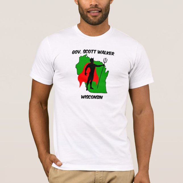 Gov Scott Walker T-Shirt (Front)