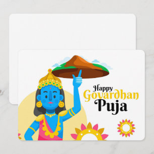 Govardhan Puja Holiday Card