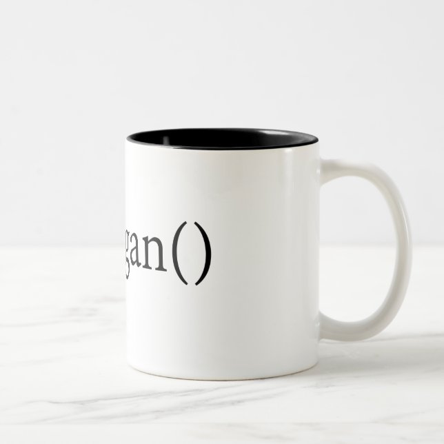 goVegan() mug for coders (Right)