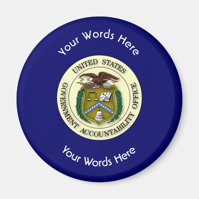 Government Accountability Office GAO Magnet (Front)