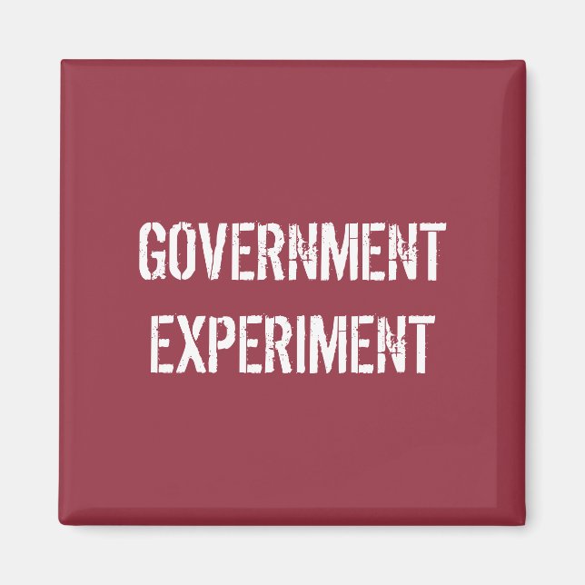 Government Experiment Magnet (Front)