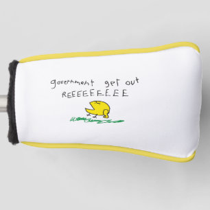 Government get out REE SNEKRIGHT Gadsden Flag Golf Head Cover