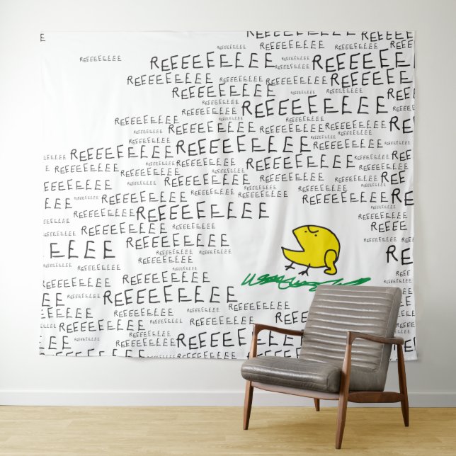 Government get out REE SNEKRIGHT Gadsden Flag Tapestry (In Situ (Horizontal))