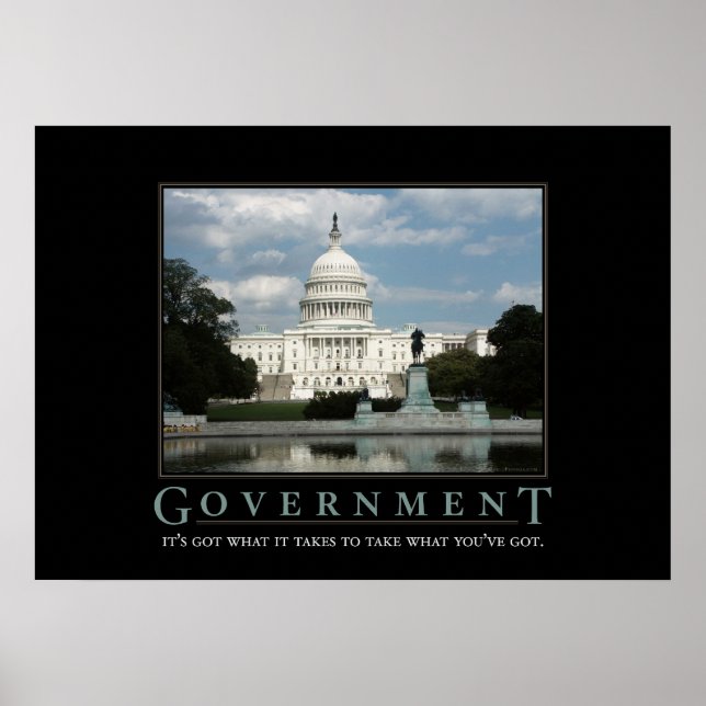 Government Motivational Parody Print (Front)