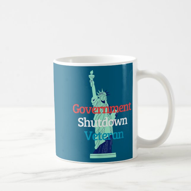Government Shutdown Veteran  Coffee Mug (Right)