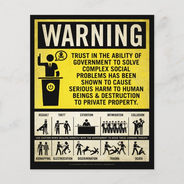 Government Warning Flyer (Front)