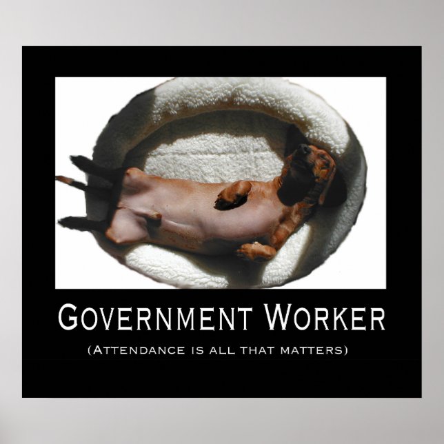 Government Worker Poster (Front)