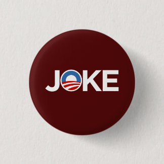 Governments a Joke (Burgundy) 3 Cm Round Badge