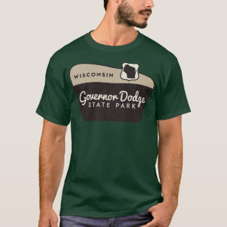 Governor Dodge State Park Wisconsin Welcome Sign T-Shirt
