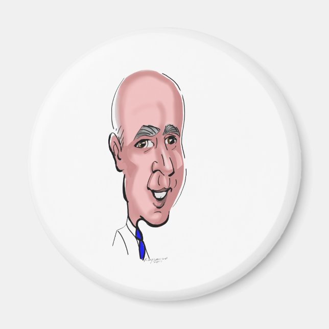 GoVeRnOr JeRRy BrOwN Magnet (Front)