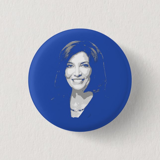 Governor Kathy Hochul 3 Cm Round Badge (Front)