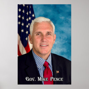 Governor Mike Pence Poster