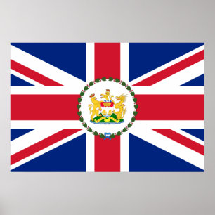 Governor Of Hong Kong, China flag Poster