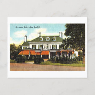 Governor's Cottage in Sea Girt, New Jersey,  Postcard