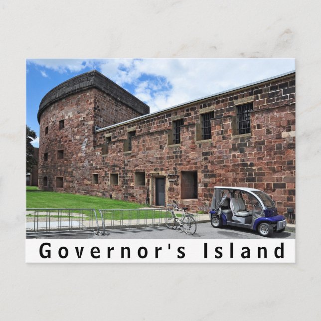 Governor's Island Castle Williams Postcard (Front)