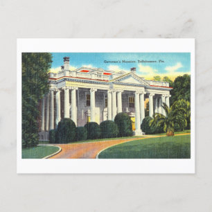 Governor's Mansion in Tallahassee, Florida, Postcard