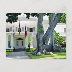 Governors Mansion of Honolulu Postcard