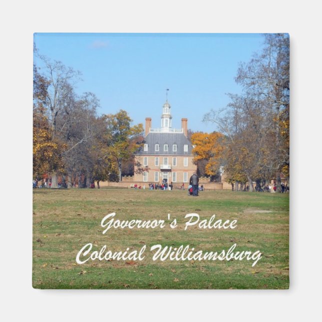 Governor's Palace, Colonial Williamsburg Magnet (Front)