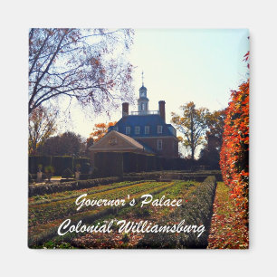 Governor's Palace, Colonial Williamsburg Magnet
