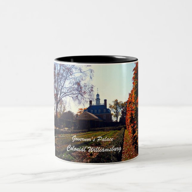 Governor's Palace, Colonial Williamsburg Two-Tone Coffee Mug (Center)