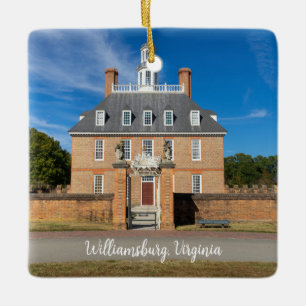 Governors Palace in Williamsburg VA Ceramic Ornament