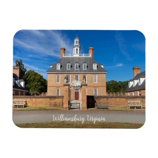 Governors Palace in Williamsburg VA Magnet (Horizontal)