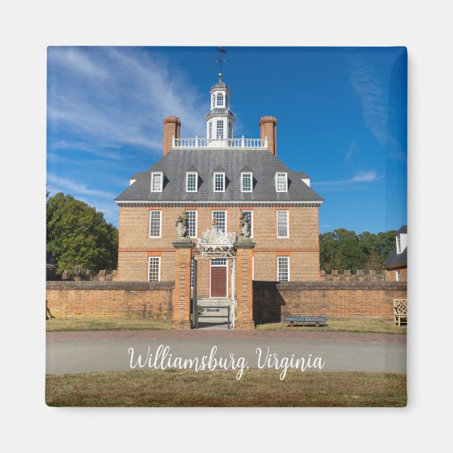 Governors Palace in Williamsburg VA Magnet (Front)