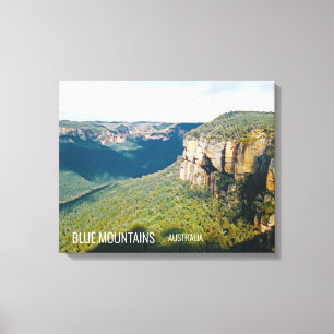 Govetts Leap Blue Mountains Australia travel Canvas Print