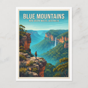Govetts Leap Lookout Blackheath Australia Travel Postcard