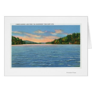 Govt. Free Camp Sites View of Lower Saranac Lake