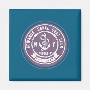 Gowanus C Boat Club Funny Brooklyn New York So _1 Magnet