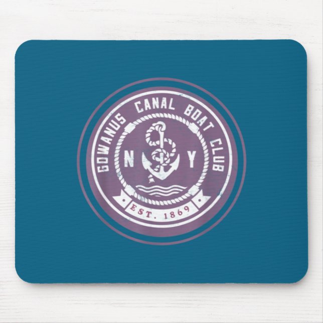 Gowanus C Boat Club Funny Brooklyn New York So _1  Mouse Mat (Front)