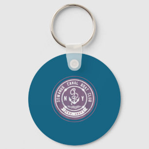Gowanus C Boat Club Funny Brooklyn New York So  Key Ring