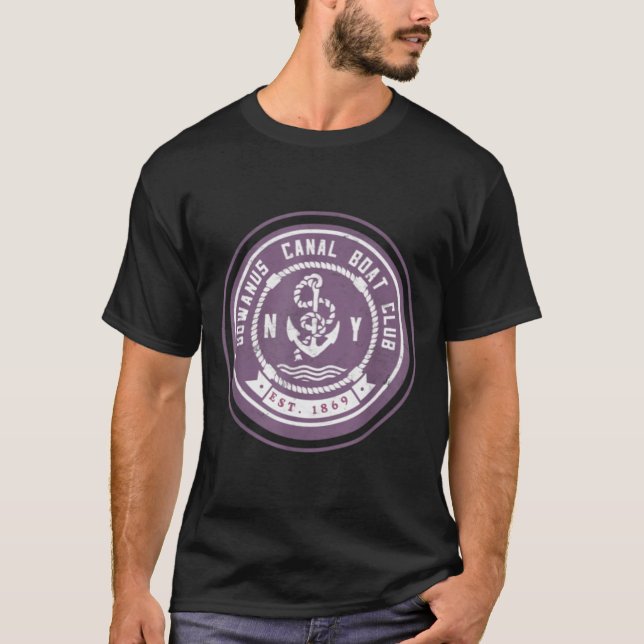 Gowanus C Boat Club Funny Brooklyn New York So  T-Shirt (Front)
