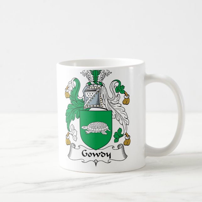 Gowdy Family Crest Coffee Mug (Right)