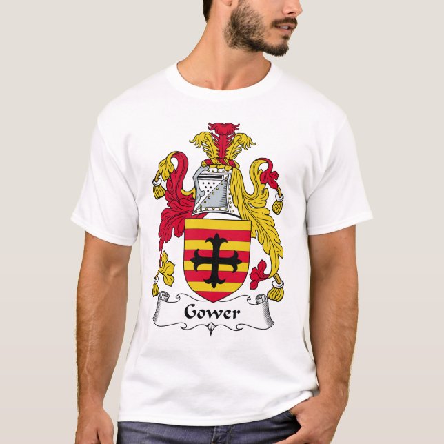 Gower Family Crest T-Shirt (Front)
