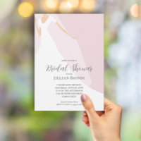 Gown and Veil Pink Bridal Shower