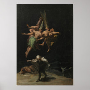 Goya - Flight Of Witches 1787 Poster