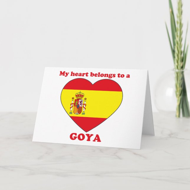 Goya Holiday Card (Front)