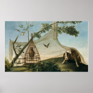 Goya - Hunting With Bait 1775 Poster