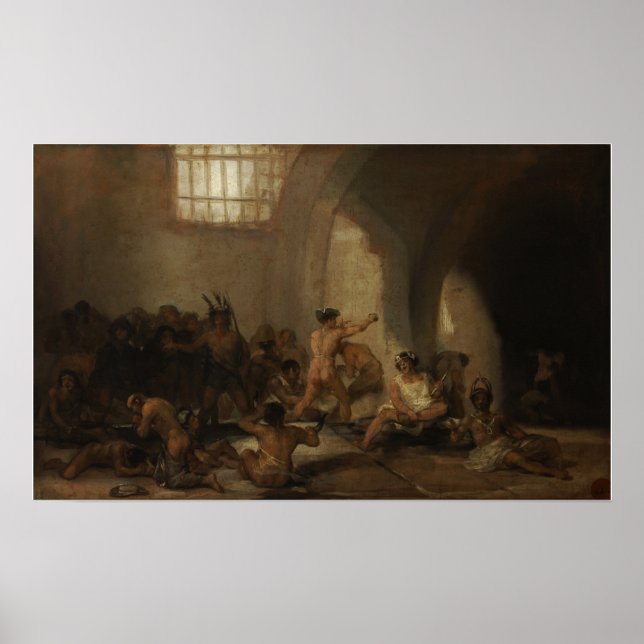Goya - Mad House 1812 Poster (Front)