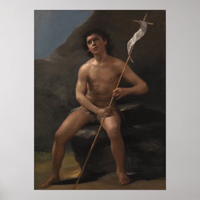 Goya - Outside Of St. John Baptist In Desert 1810 Poster (Front)