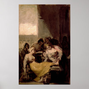 Goya - Saint Isabel Of Portugal Healing The Wound… Poster