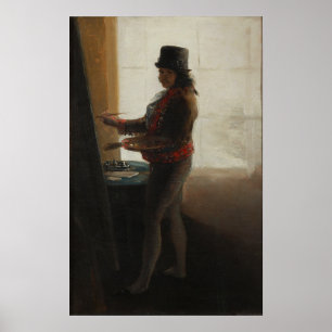 Goya - Self-Portrait In Studio 1795 Poster