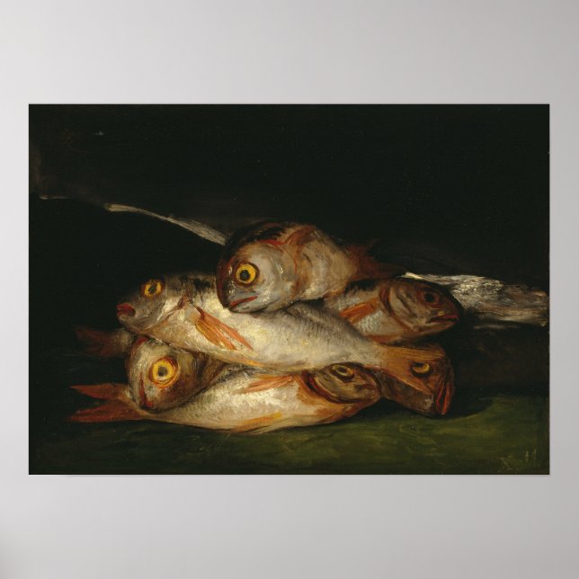 Goya - Still Life With Golden Beam 1812 Poster (Front)