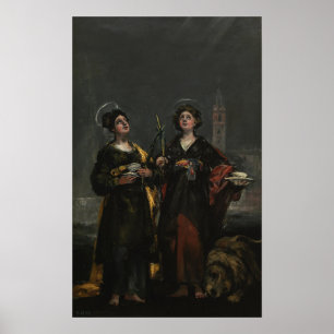 Goya - Sv. Husta and St. Rufina 1817 Poster